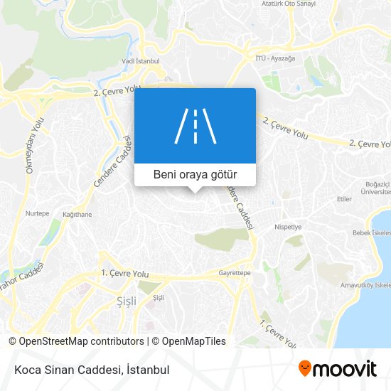 Koca Sinan Caddesi harita