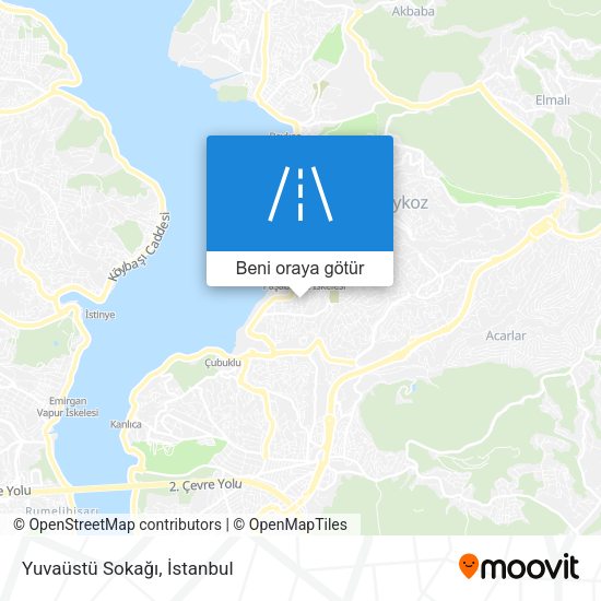 Yuvaüstü Sokağı harita