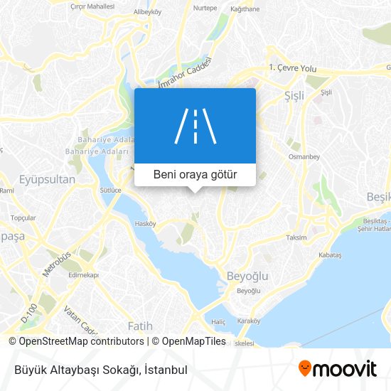 Büyük Altaybaşı Sokağı harita
