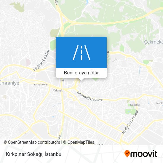Kırkpınar Sokağı harita