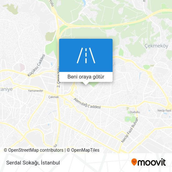 Serdal Sokağı harita