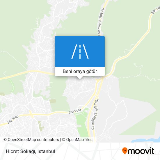 Hicret Sokağı harita