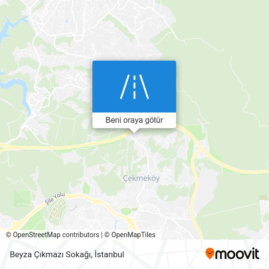 Beyza Çıkmazı Sokağı harita