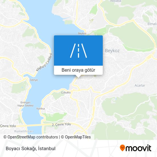 Boyacı Sokağı harita