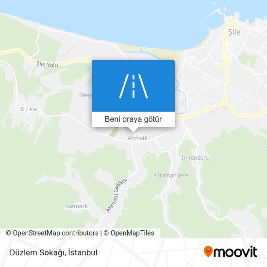 Düzlem Sokağı harita