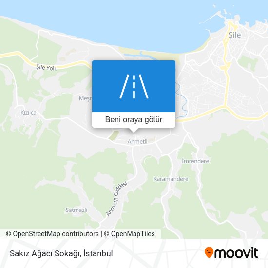 Sakız Ağacı Sokağı harita