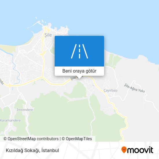 Kızıldağ Sokağı harita