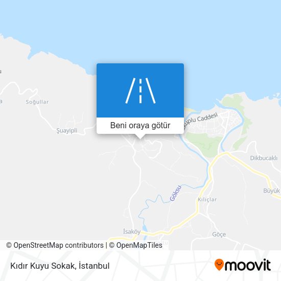 Kıdır Kuyu Sokak harita