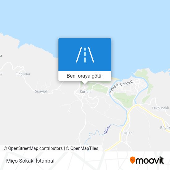 Miço Sokak harita