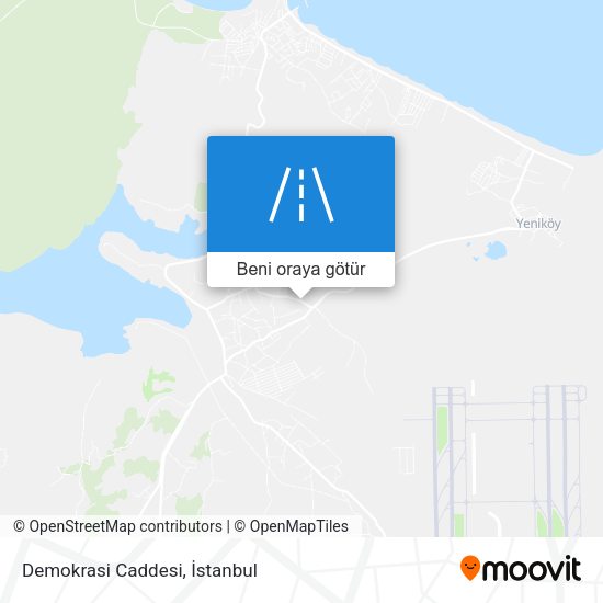 Demokrasi Caddesi harita