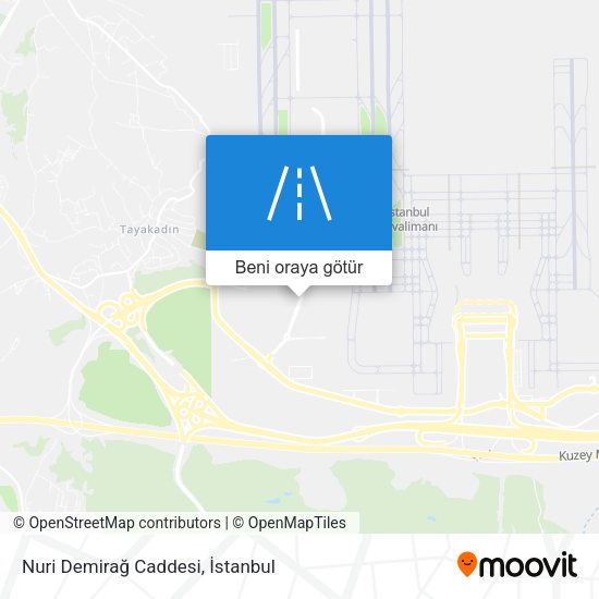 Nuri Demirağ Caddesi harita