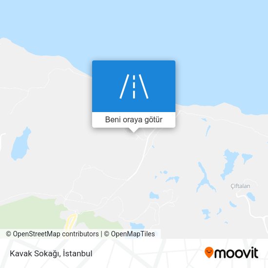 Kavak Sokağı harita