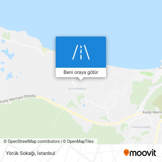 Yörük Sokağı harita