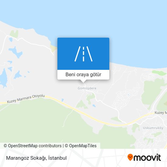 Marangoz Sokağı harita