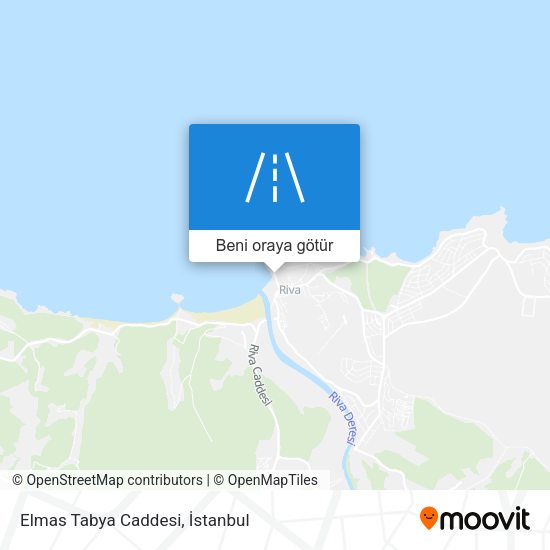 Elmas Tabya Caddesi harita