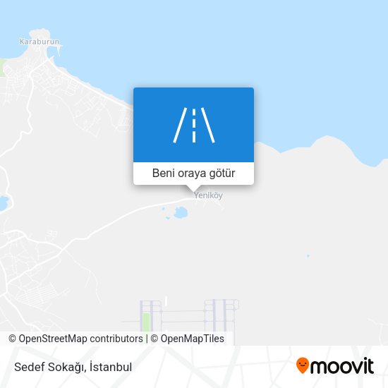 Sedef Sokağı harita
