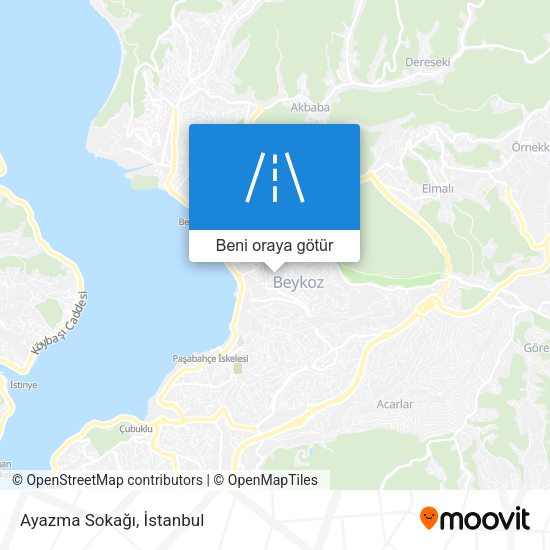 Ayazma Sokağı harita