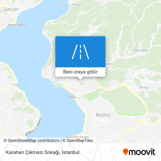 Karahan Çıkmazı Sokağı harita