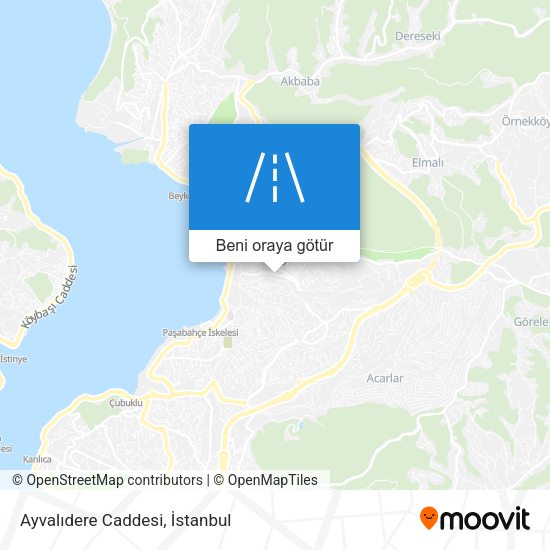 Ayvalıdere Caddesi harita