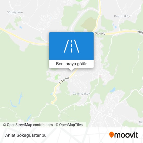 Ahlat Sokağı harita