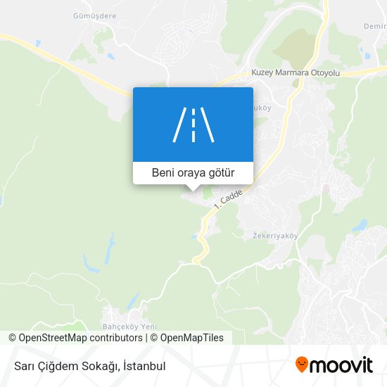 Sarı Çiğdem Sokağı harita