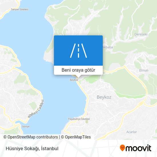 Hüsniye Sokağı harita