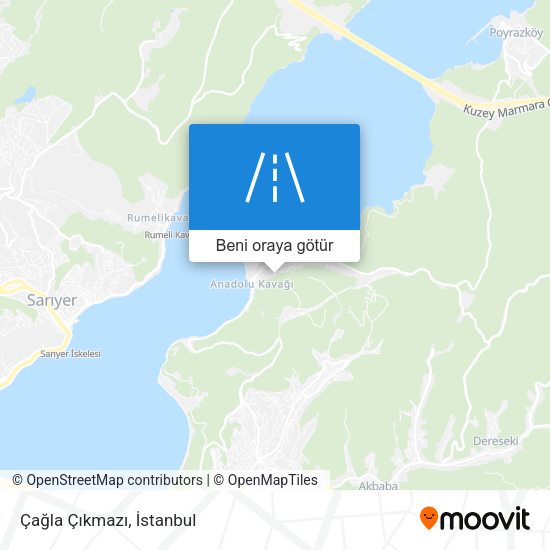 Çağla Çıkmazı harita