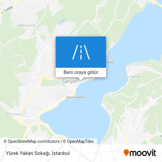 Yürek Yakan Sokağı harita