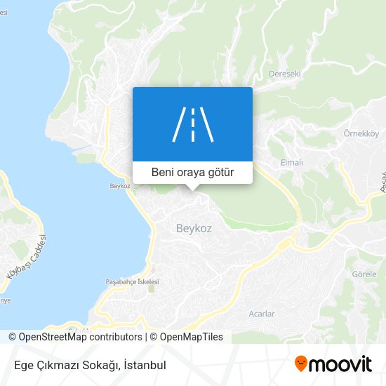 Ege Çıkmazı Sokağı harita