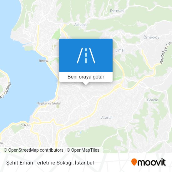 Şehit Erhan Terletme Sokağı harita