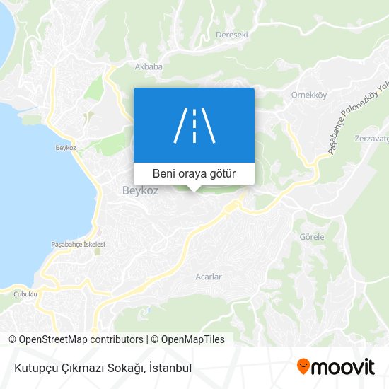 Kutupçu Çıkmazı Sokağı harita