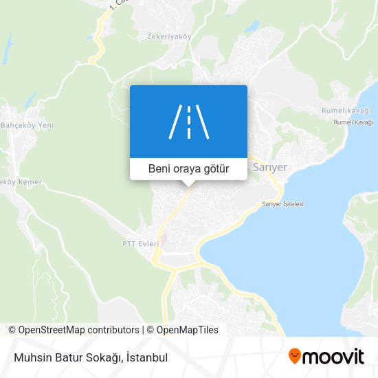Muhsin Batur Sokağı harita