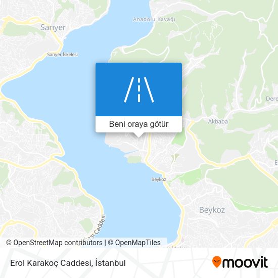 Erol Karakoç Caddesi harita