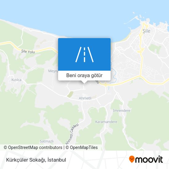 Kürkçüler Sokağı harita