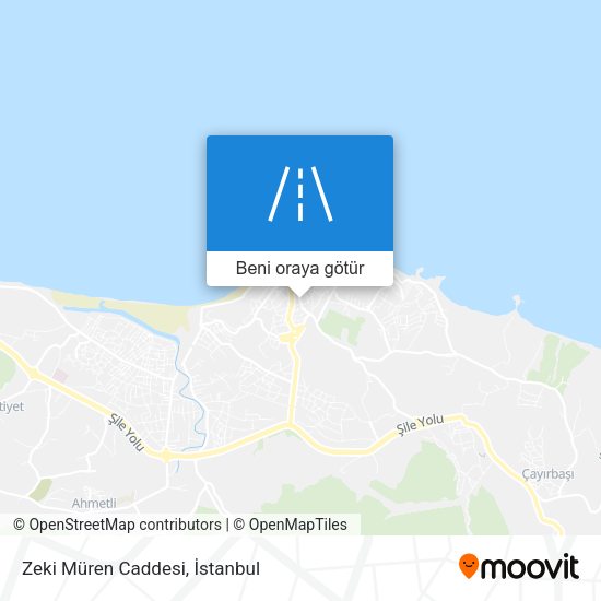 Zeki Müren Caddesi harita