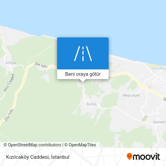 Kızılcaköy Caddesi harita