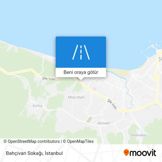 Bahçivan Sokağı harita