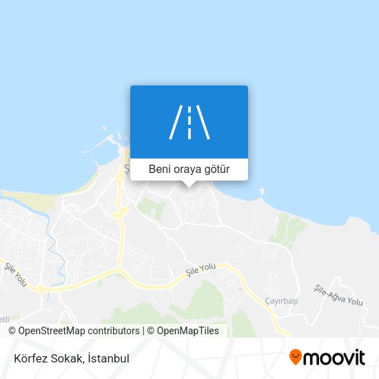 Körfez Sokak harita