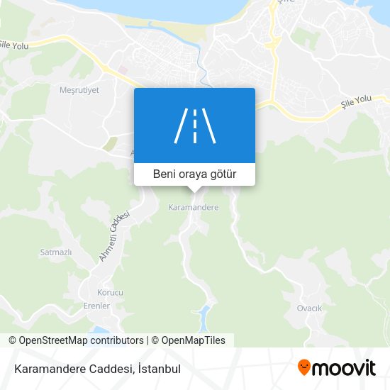 Karamandere Caddesi harita