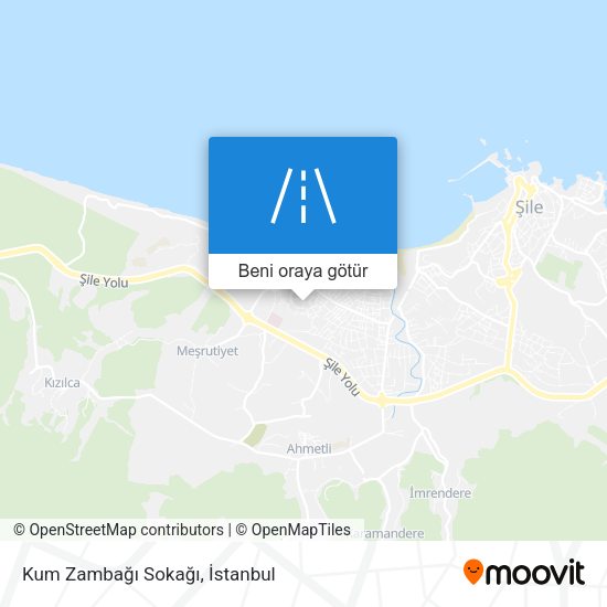 Kum Zambağı Sokağı harita