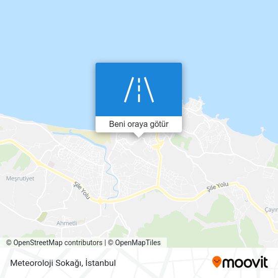 Meteoroloji Sokağı harita