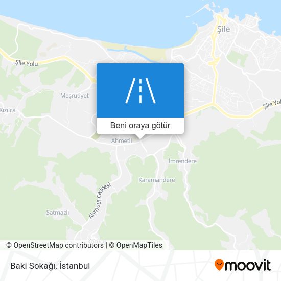 Baki Sokağı harita