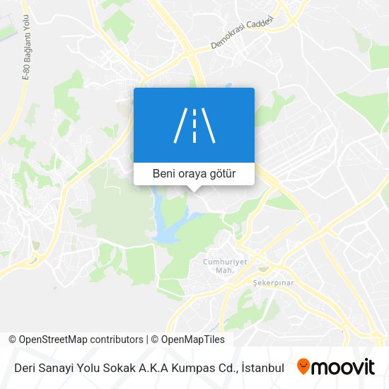 Deri Sanayi Yolu Sokak A.K.A Kumpas Cd. harita