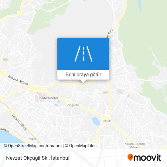 Nevzat Okçugil Sk. harita