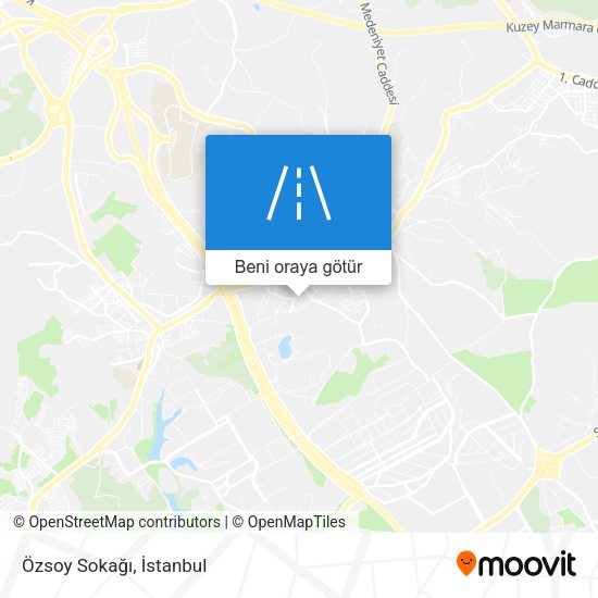 Özsoy Sokağı harita