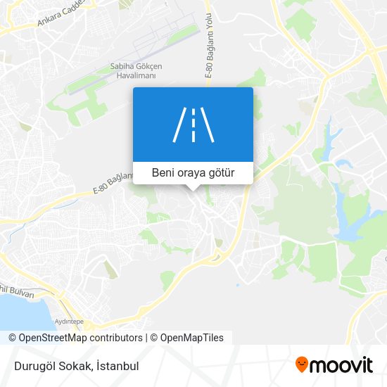 Durugöl Sokak harita