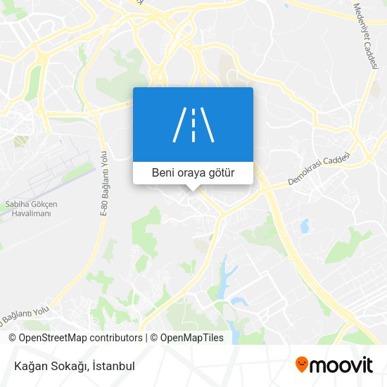 Kağan Sokağı harita