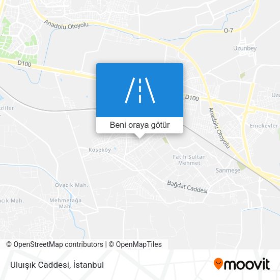 Uluışık Caddesi harita
