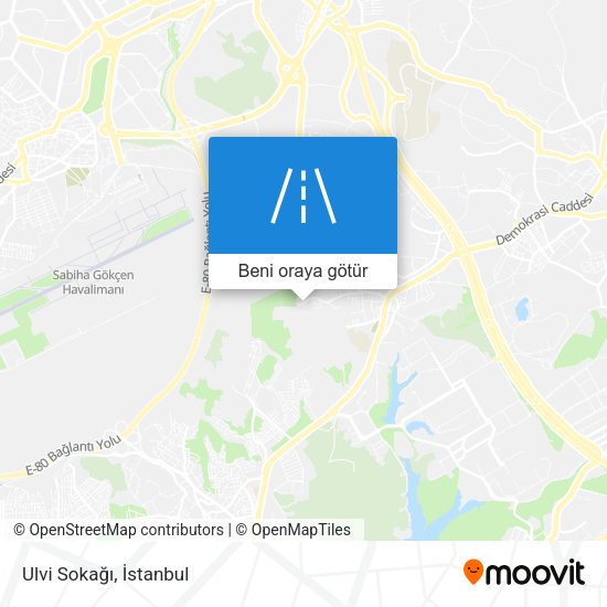 Ulvi Sokağı harita