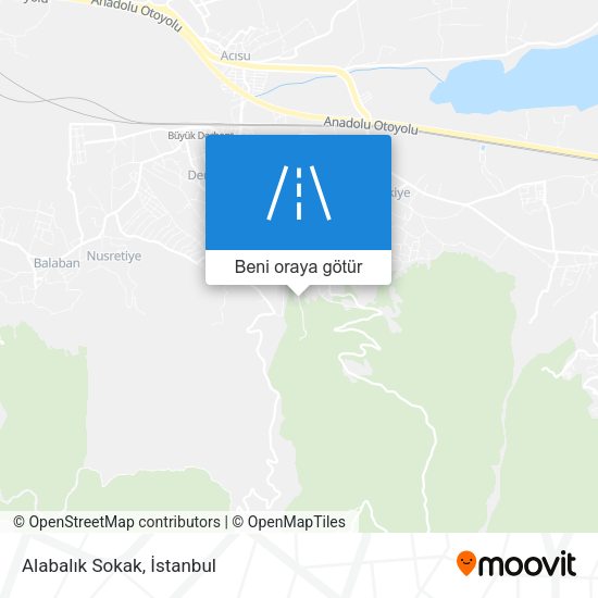 Alabalık Sokak harita